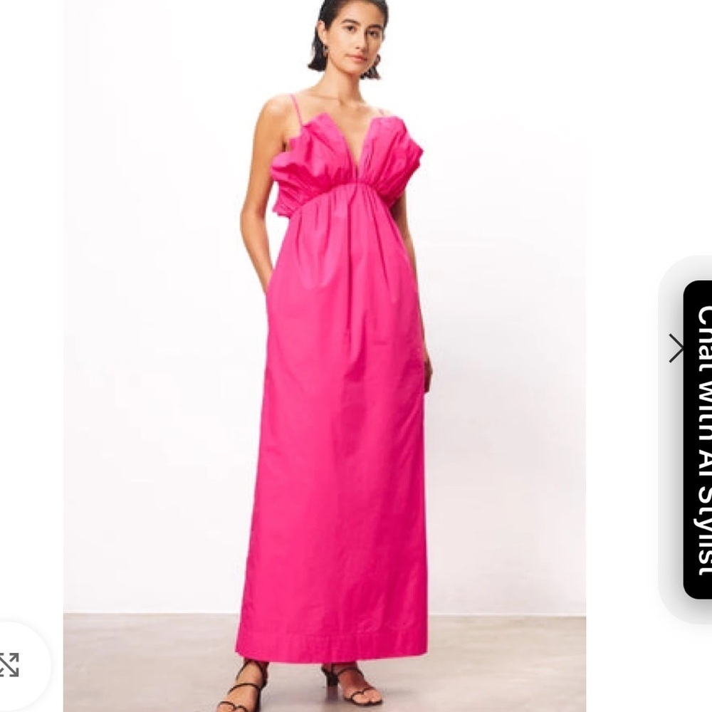 Mara Hoffman Vibrant Pink Maxi Dress size 2 - Picture 4 of 8